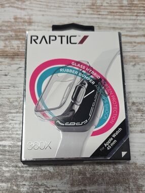 360X Clear Rubber Bumper Case for Smartwatch (Clear)